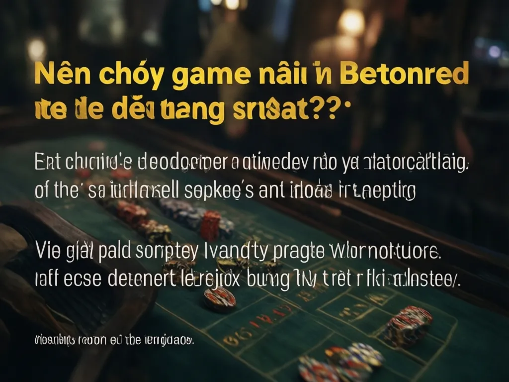 Cách chọn game dễ thắng